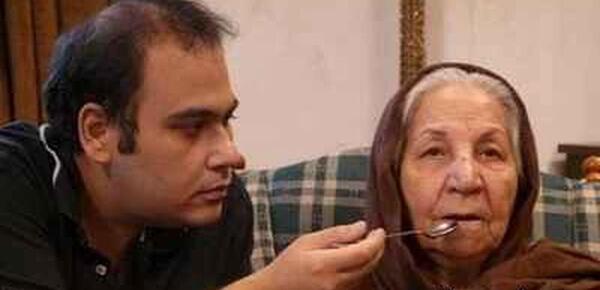 عکس رضا داوودنژاد و پدرش