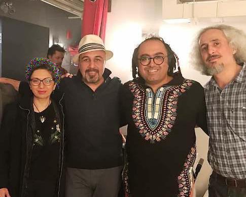 عکس رضا عطاران با همسر و فرزندانش