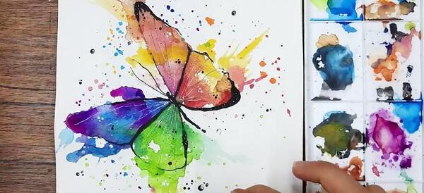 عکس ایده برای نقاشی پروانه