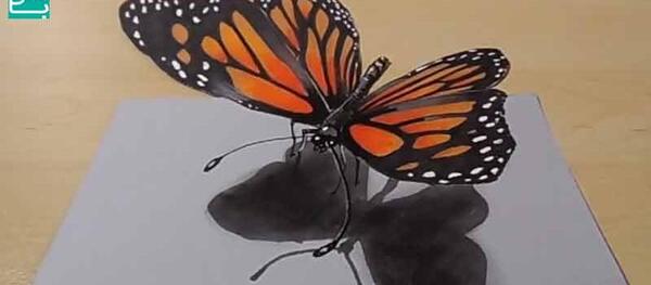 عکس ایده برای نقاشی پروانه