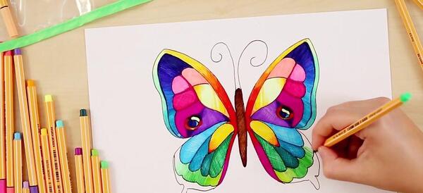 عکس ایده برای نقاشی پروانه