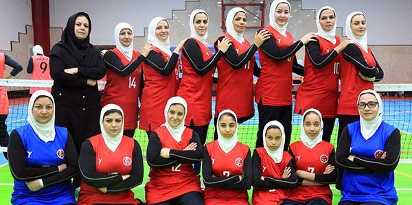 عکس والیبال نشسته زنان