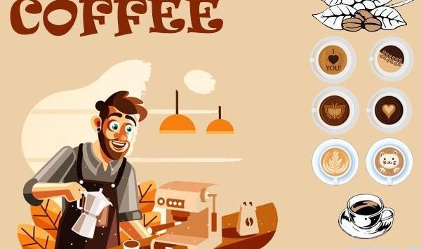 عکس دانلود وکتور قهوه