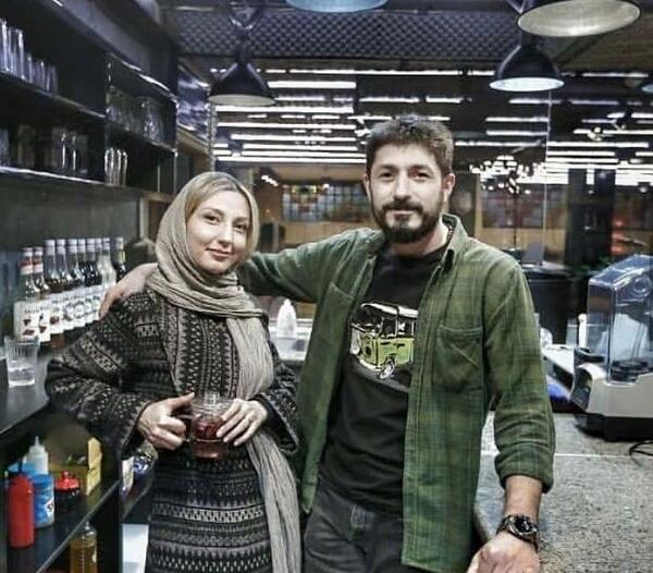 عکس حدیث میرامینی با شوهرش
