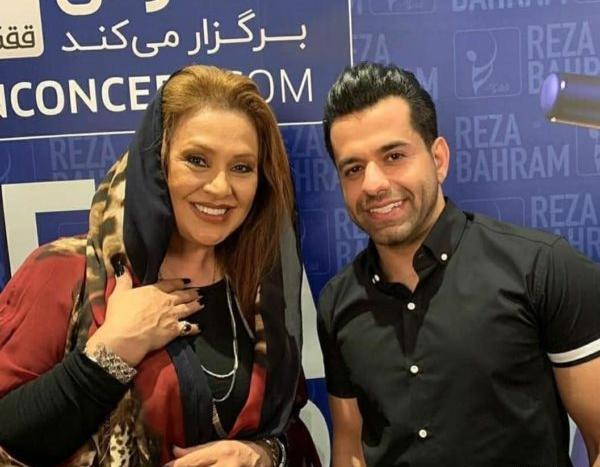 عکس دوست دختر رضا بهرام