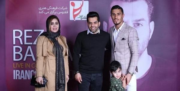 عکس دوست دختر رضا بهرام