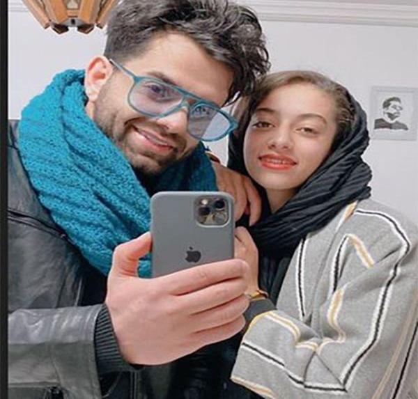 عکس دوست دختر رضا بهرام
