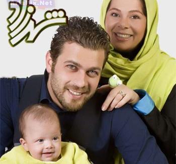 عکس پژمان بازغی و فرزندش