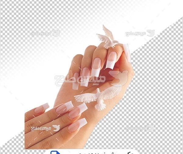 عکس تبلیغاتی کاشت ناخن