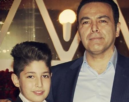 عکس همسر و فرزند فریبرز عرب نیا
