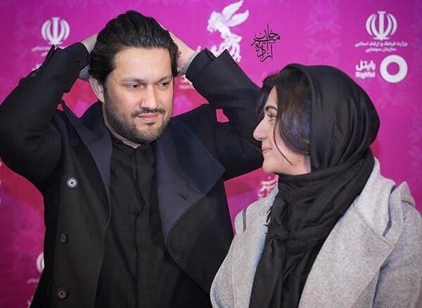 عکس حامد بهداد با زنش