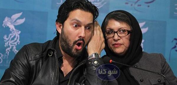 عکس حامد بهداد با زنش