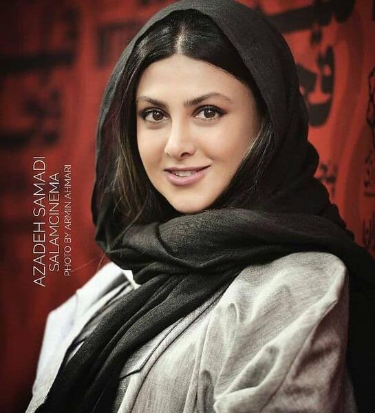عکس آزاده صمدی در خوب بد جلف
