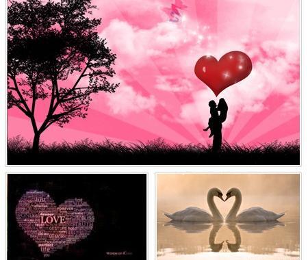 عکس قلب عاشقانه فول اچ دی