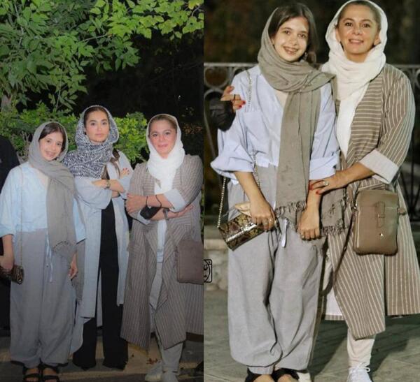 عکس لو رفته پژمان بازغی و همسرش