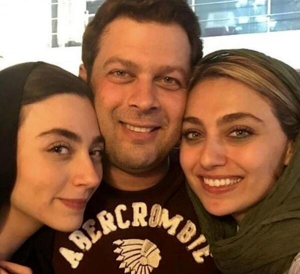عکس لو رفته پژمان بازغی و همسرش