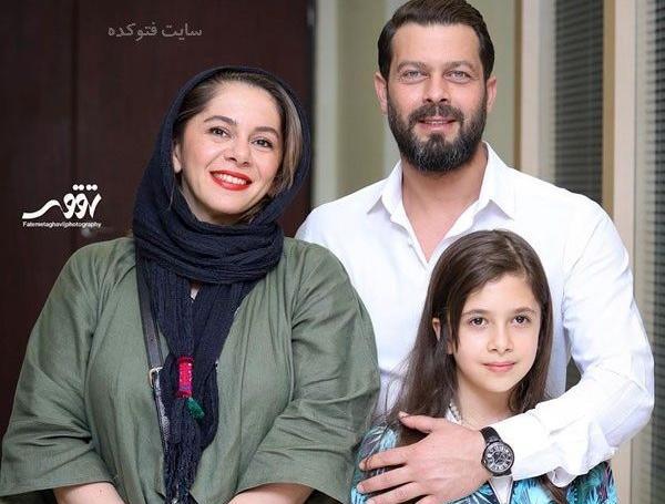 عکس لو رفته پژمان بازغی و همسرش