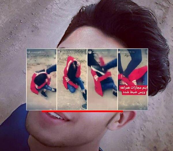 اینستاگرام عکس صورت دختری که در سیرجان کتک خورد
