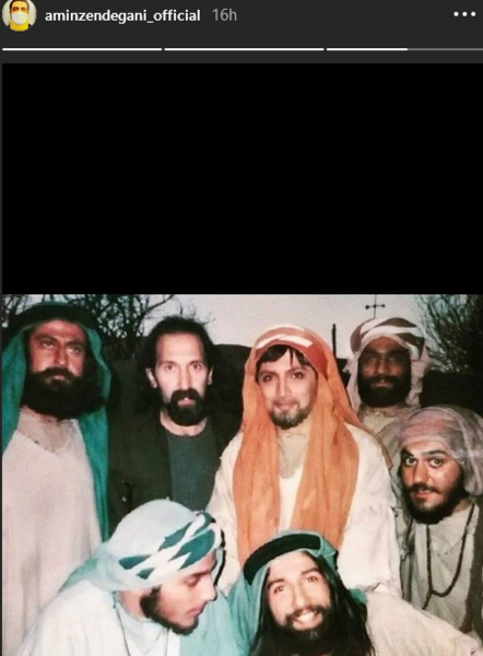 عکس امین زندگانی در معصومیت از دست رفته