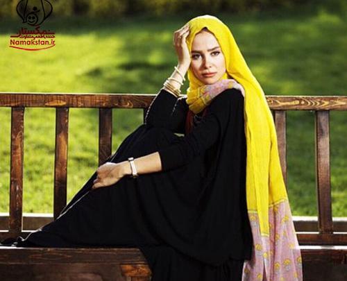 عکس الناز حبیبی در پارک