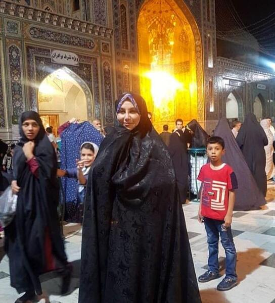 عکسهای بهنوش بختیاری با چادر