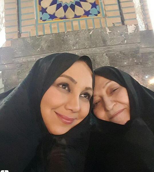 عکسهای بهنوش بختیاری با چادر