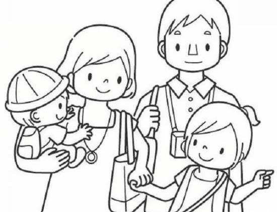 عکس ایده نقاشی خانواده