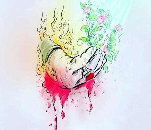 عکس نقاشی سردار سلیمانی