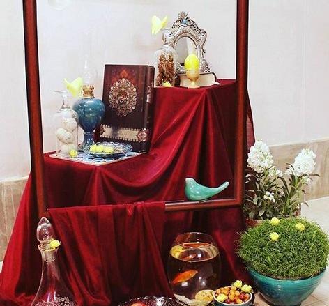 عکس سفره هفت سین طبیعی