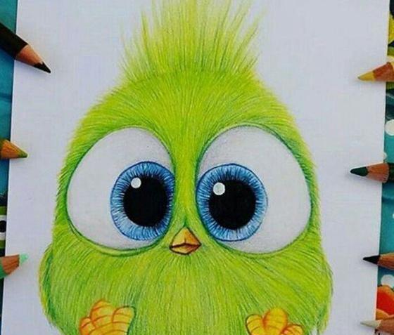 عکس ایده برای نقاشی ساده دخترانه