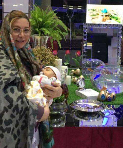عکس جدید فرزند فریبا نادری