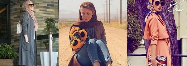عکس مدل تیپ پاییزی دخترانه