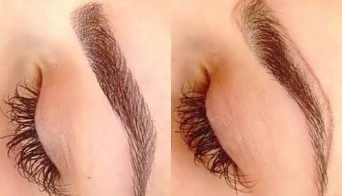 عکس مدل های فیبروز ابرو