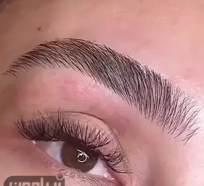 عکس مدل های فیبروز ابرو