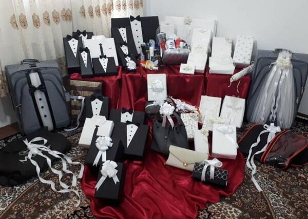 عکس وسایل چمدان عروس