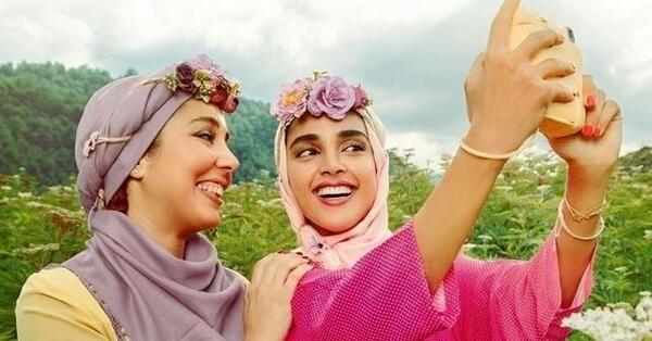 عکس الهه حصاری در لباس عروس
