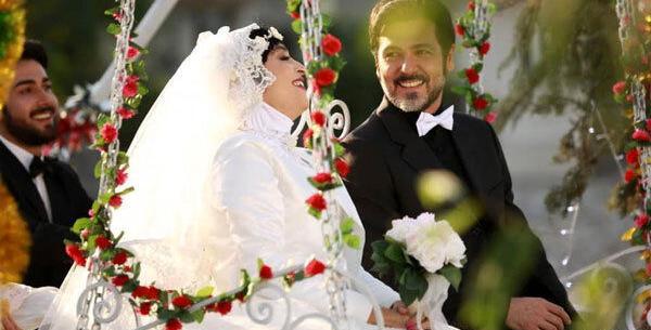 عکس الهه حصاری در لباس عروس