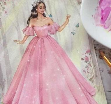 عکس ایده برای نقاشی لباس