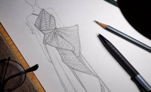 عکس ایده برای نقاشی لباس
