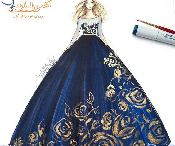 عکس ایده برای نقاشی لباس