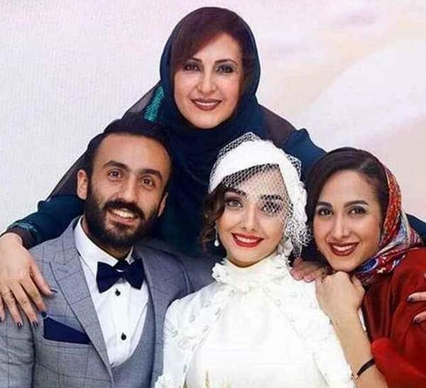 عکس فاطمه گودرزی با همسرش