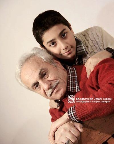 عکس ایرج راد با همسرش