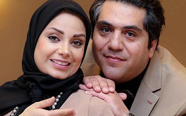 عکس ایرج راد با همسرش
