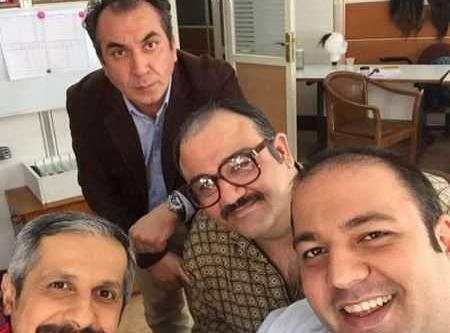 عکس علی اوجی در سریال در حاشیه