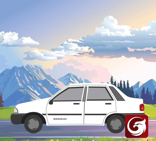 عکس لایه باز پراید