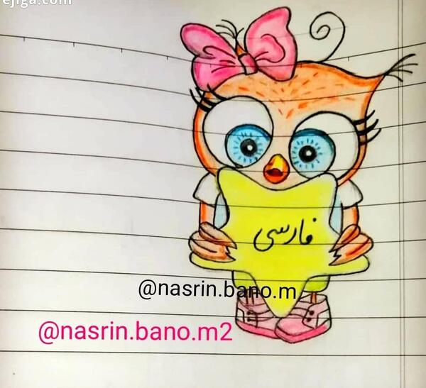 عکس ایده نقاشی برای حاشیه دفتر