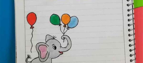 عکس ایده نقاشی برای حاشیه دفتر