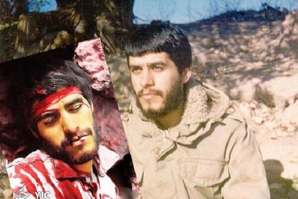 عکس شهید همت هنگام شهادت