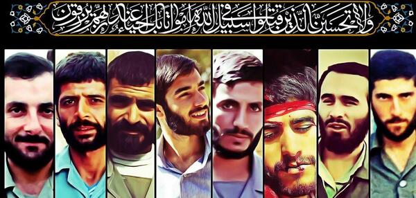 عکس شهید همت هنگام شهادت