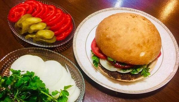 عکس همبرگر خالی